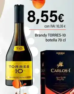 Cash Ifa TORRES-10 Brandy oferta
