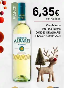 Cash Ifa CONDES DE ALBAREI Vino blanco D.O.Rías Baixas albariño botella oferta
