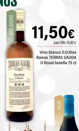 Cash Ifa TERRAS GAUDA Vino blanco D.O.Rías Baixas O Rosal botella oferta