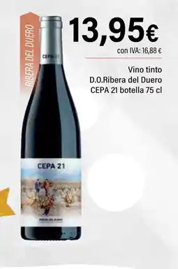 Cash Ifa CEPA 21 Vino tinto D.O.Ribera del Duero oferta
