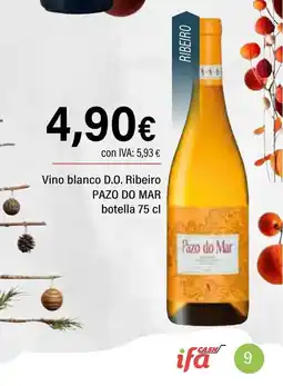 Cash Ifa PAZO DO MAR Vino blanco D.O. Ribeiro oferta