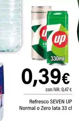 Cash Ifa SEVEN UP Refresco Normal o Zero lata oferta