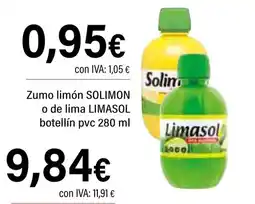 Cash Ifa SOLIMON, LIMASOL Zumo limón o de lima oferta
