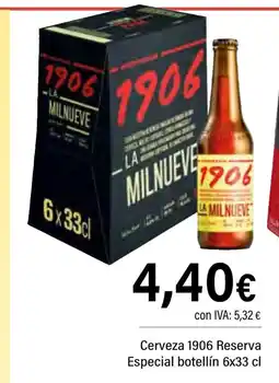 Cash Ifa 1906 Cerveza Reserva Especial botellin oferta