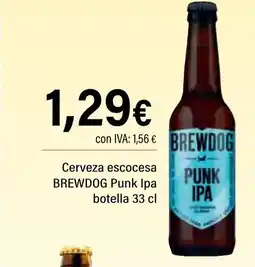 Cash Ifa BREWDOG Cerveza escocesa Punk Ipa botella oferta