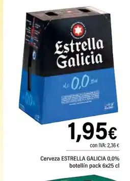 Cash Ifa ESTRELLA GALICIA Cerveza 0,0% botellín oferta