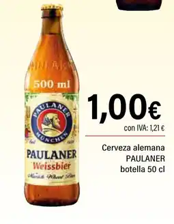 Cash Ifa PAULANER Cerveza alemana oferta