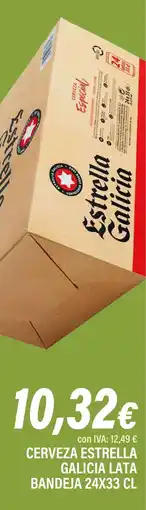 Cash Ifa Cerveza estrella galicia lata bandeja oferta