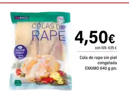 Cash Ifa EXKIMO Cola de rape sin piel congelada oferta