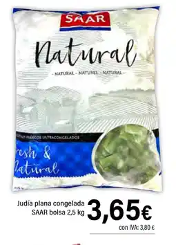 Cash Ifa SAAR Judía plana congelada oferta