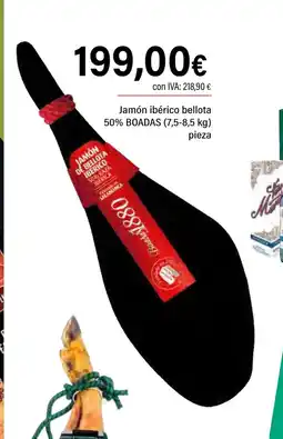 Cash Ifa BOADAS Jamón ibérico bellota 50% oferta