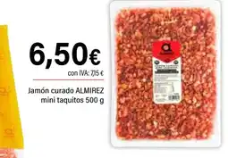 Cash Ifa ALMIREZ Jamón curado mini taquitos oferta