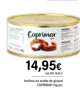 Cash Ifa CAPRIMAR Anchoa en aceite de girasol oferta