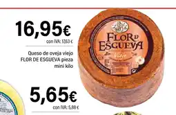 Cash Ifa FLOR DE ESGUEVA Queso de oveja viejo oferta