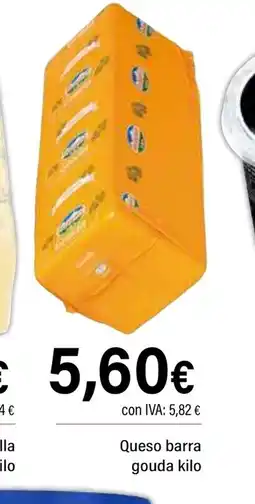 Cash Ifa Queso barra gouda oferta