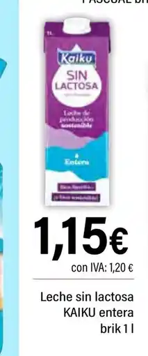 Cash Ifa KAIKU Leche sin lactosa oferta