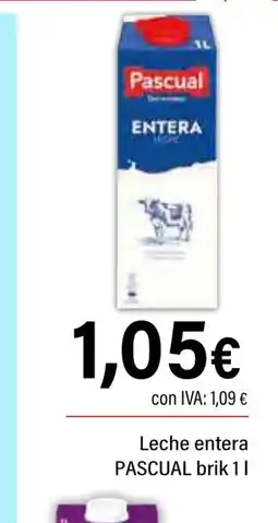Cash Ifa PASCUAL Leche entera oferta