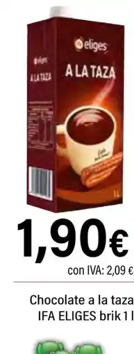 Cash Ifa IFA ELIGS Chocolate a la taza oferta