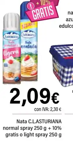 Cash Ifa C.L.ASTURIANA Nata normal spray oferta
