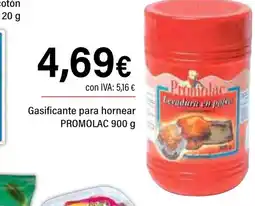 Cash Ifa PROMOLAC Gasificante para hornear oferta