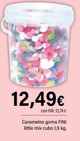 Cash Ifa FINI Caramelos goma little mix cubo oferta