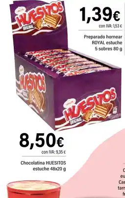 Cash Ifa HUESITOS Chocolatina estuche oferta