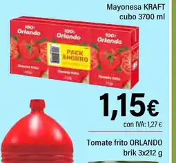 Cash Ifa ORLANDO Tomate frito oferta
