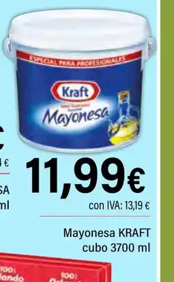 Cash Ifa KRAFT Mayonesa cubo oferta