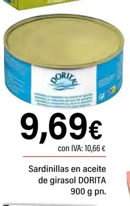 Cash Ifa DORITA Sardinillas en aceite de girasol oferta