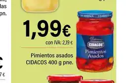 Cash Ifa CIDACOS Pimientos asados oferta