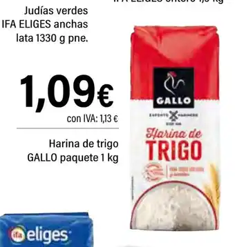 Cash Ifa GALLO Harina de trigo oferta