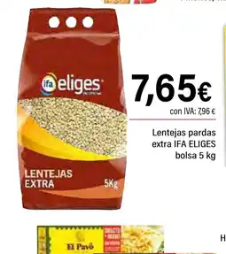 Cash Ifa IFA ELIGES Lentejas pardas extra oferta