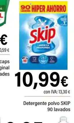 Cash Ifa SKIP Detergente polvo oferta