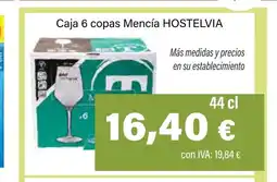 Cash Ifa HOSTELVIA Caja 6 copas Mencía oferta