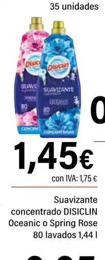 Cash Ifa DISICLIN Suavizante concentrado Oceanic o Spring Rose oferta