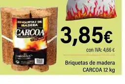 Cash Ifa CARCOA Briquetas de madera oferta