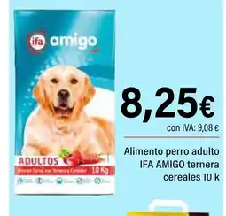 Cash Ifa IFA AMIGO Alimento perro adulto ternera cereales oferta