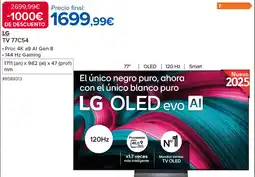 Costco LG TV 77C54 oferta