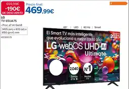 Costco LG TV 65UA75 oferta