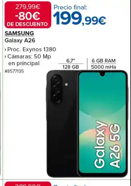 Costco SAMSUNG Galaxy A26 oferta