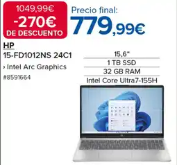 Costco HP 15-FD1012NS 24C1 oferta