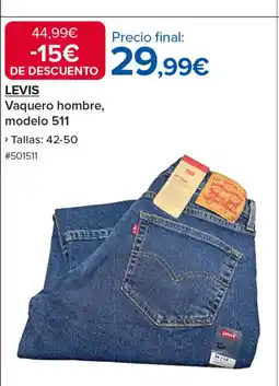 Costco LEVIS Vaquero hombre, modelo 511 oferta