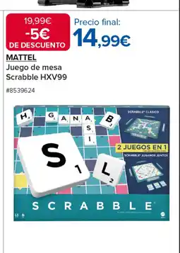 Costco MATTEL Juego de mesa Scrabble HXV99 oferta