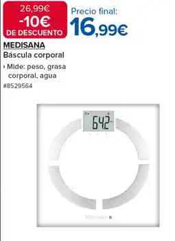 Costco MEDISANA Báscula corporal oferta