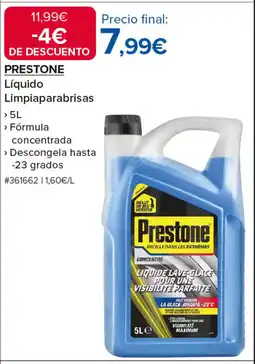 Costco PRESTONE Líquido Limpiaparabrisas oferta
