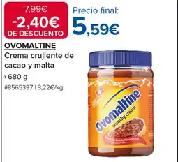 Costco OVOMALTINE Crema crujiente de cacao y malta oferta