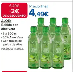 Costco ALOE+ Bebida con aloe vera oferta