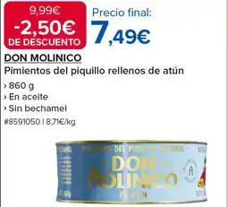 Costco DON MOLINICO Pimientos del piquillo rellenos de atún oferta