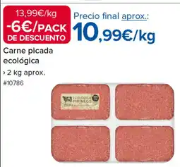 Costco Carne picada ecológica oferta