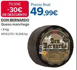 Costco DON BERNARDO Queso manchego oferta